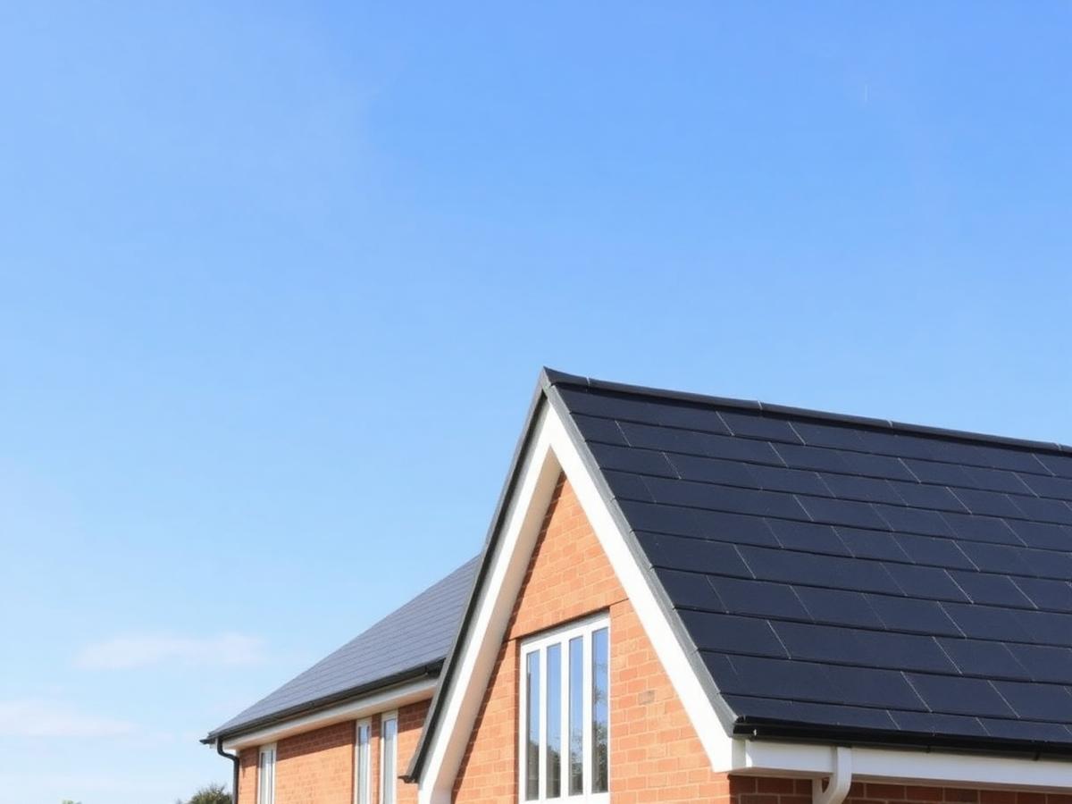 After: brand new slate roof